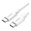 Дата кабель USB-C to USB-C 2.0m 18W US264 White Ugreen (60520) - мініатюра 1