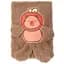 Блокнот плюшевый ZiBi Kids Line Capybara 1, А5 80 листов в клетку, в ассортименте (ZB.700031) - миниатюра 1