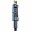 Кабель Baseus Explorer Series Auto Power-Off Cable USB to Lightning 2.4A 1m CATS000403 Blue - мініатюра 3