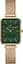 Годинник Daniel Wellington DW00100437 Quadro 20X26 Pressed Melrose RG Green - мініатюра 1