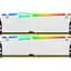 Модуль пам'яті для комп'ютера DDR5 64GB (2x32GB) 5200 MHz Beast White RGB Kingston Fury (ex.HyperX) (KF552C36BWEAK2-64) - мініатюра 2