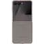 Кожаный чехол Leather Case (AAA) для Samsung Galaxy Z Flip7 Light Gray - миниатюра 3