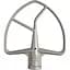 Насадка-лопатка KitchenAid для чаші 6.9 л нержавіюча сталь матова (5K7FB) - мініатюра 1