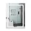 Дзеркало Qtap Mideya з антизапотіванням (DC-F937) 600x800 QT2078F937W, Білий - мініатюра 1