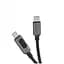 Кабель с экраном XO NB-Q203B Digital display data type-c cable 60W черный - миниатюра 2