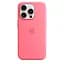 Силиконовый чехол CasePro Silicone Case with MagSafe Pink для iPhone 15 Pro Max - миниатюра 3