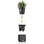 Комплект вазонів Lechuza Green Wall Home Kit Glossy 48х6х14 см білий (13523) - мініатюра 4