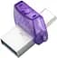 Flash Drive DT Duo 3C 128GB 200MB/s dual USB-A + USB-C Kingston teh0023311 - миниатюра 4