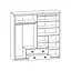Шкаф в спальню с зеркалом Gerbor Коэн SZF4D2S Венге магия (GRB-1420) - миниатюра 2