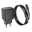 Сетевое зарядное устройство Hoco CS22A Value single port PD30W charger set(C to iP) черный - миниатюра 5