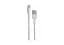 Кабель Apple Lightning Foxconn A75 1 м білий - мініатюра 3