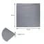 Панель 3D Silver 700x700x4mm (D) SW-00001952 - мініатюра 3