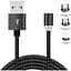 Дата кабель USB 2.0 AM to Lightning + Micro 5P + Type-C 1.2m Magneto bla XoKo (SC-350MGNT-BK) - мініатюра 2