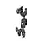 Шарнірний кріплення Ulanzi CO17 Super Clamp With Dual Ballhead Magic Arm UV-C046GBB1 CO17 Black - мініатюра 1
