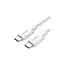 Дата кабель USB-C to USB-C 1.0m US264 ABS Shell White Ugreen (60518) - мініатюра 1