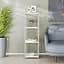 Этажерка 4/34 Ferrum-decor Серии Коннект 120x34x28 серый ДСП Белый 16мм (FRD-104283) - миниатюра 1