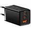 Адаптер сетевой Baseus C to C cable GaN5 Pro Fast Charger 3 порта 65 W черный - миниатюра 1