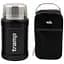 Термос Tramp з широким горлом 800 мл в чохлі Black (1042-TRC-132-black) - мініатюра 1
