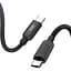 Кабель с экраном XO NB-Q203B Digital display data type-c cable 60W черный - миниатюра 1