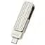 Флеш-накопичувач WIWU Wi-FD001 3in1 (USB-A/C/L) USB 3.0 — 32GB Silver - мініатюра 4