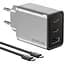 Сетевое зарядное устройство EcoFlow Rapid Charger 65W + Cable Type-C to Type-C (EFA-65W-GAN-CHARGER-EU) [122273] - миниатюра 1