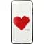 Чохол-накладка Toto Glass Fashionable Case Apple iPhone 7 Plus/8 Plus Red Heart on White - мініатюра 1