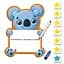 Магнитная доска "Коала" с маркером Vladi Toys VT3601-23 (укр.) - миниатюра 1