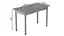Стол кухонный Ferrum-decor Бенита 75x120x60 Серый ДСП Бетон 16мм (FRD-105565) - миниатюра 4