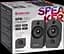 Колонки Defender SPK - 190 Black 8 Вт 3.5 мм 2.0 живлення від USB, регулятор гучності, роз'єм для навушників та мікрофона (65190) - мініатюра 3