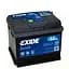 Аккумулятор автомобильный EXIDE EXCELL 44A (EB442) - миниатюра 1