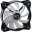 Вентилятор GTL 120 мм Multicolor B1, Black/White (GTL-120LMCB1P ARGB) - мініатюра 2