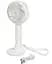 Вентилятор акумуляторний Bo-Camp Portable Fan With Holder White (8520952) - мініатюра 1