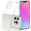Силіконовий протиударний чохол Case панель Case + скло 9Н на Iphone 15 Pro Max із захистом камери прозорий (515153) - мініатюра 1