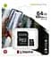 Карта пам'яті Kingston microSDXC 64GB Canvas Select Plus 100R A1 C10 + SD адаптер [SDCS2/64GB] [44878] - мініатюра 7