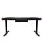 Геймерский стол Lorgar ELITE 90G Glass Black (LRG-DE90G) - миниатюра 4