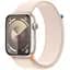 Смарт-годинник Apple Watch Series 9 GPS 45mm GPS Starlight Aluminum Case with Starlight Sport Loop [MR983] [101683] - мініатюра 1