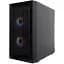 Корпус 1stPlayer BS-2-BK-3F1, Black, без БЖ, Mini Tower, Micro ATX / Mini ITX, 1xUSB 3.0 / 2xUSB 2.0, макс. CPU - 155 мм / VGA - 285 мм, 3x120 мм RGB, бічна панель із загартованого скла - миниатюра 2