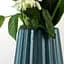 Ваза декоративна МВМ My Home, 22 см, синя (DH-FLOWERS-06 DARK BLUE) - мініатюра 3
