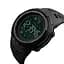 Наручний годинник чоловічий Skmei 1250 Black, 1250BK (12333) - мініатюра 2