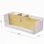 Органайзер для мелочей МВМ My Home Scandinavia 26х12х8.5 см белый (FH-45 WHITE/WOOD) - миниатюра 2
