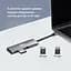USB-хаб XON SmartHub 9 в 1 (HDMI, 3.5 Audio, SD/TF, 2xType-C, 3xUSB3.0) Сірий (UHCHP095300G 5245) - мініатюра 4