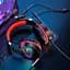 Игровые проводные наушники Hoco W104 Drift, USB, 3.5mm, 2m, Красный - миниатюра 5