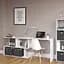 Стіл комп'ютерний кутовий Moreli Forte Alma 1200x770x500 мм Білий (id27-0000-41-white) - мініатюра 2