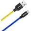 Кабель ColorWay USB - MicroUSB National 2.4А 1м Blue Yellow - миниатюра 3
