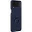 Оригінальний силіконовий чохол із кільцем Samsung для Galaxy Z Flip4 Silicone Cover with Ring Navy EF-PF721TNEGUA - мініатюра 1