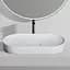 Умывальник Rea Iris 71 white matt накладной REA-U4305, Белый матовый - миниатюра 4