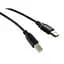 Кабель для принтера USB 2.0 AM/BM 3.0 m Vinga (VCPDCAMBM3.0BK) - мініатюра 1