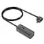 Мережевий фільтр подовжувач HOCO AC-10A 1x220V+2xUSB+ 2хType-C 65W, 1.5 м, 220 В, Black - мініатюра 3
