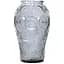 Ваза для цветов Crystal Bella стеклянная 24.5 см серая (YBCG-240425-44) - миниатюра 1