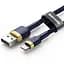 Кабель Baseus cafule Cable USB Lightning 1.5A 2 м Dark Синій + Gold - мініатюра 1